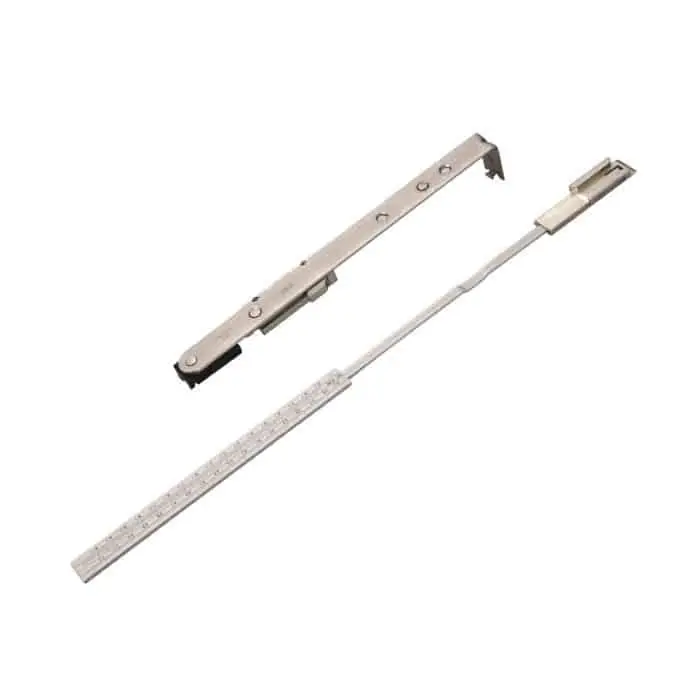 Meest Verkocht Braccio corto Destro Ribanta 5 Savio 3200.750R per anta ribalta, LBB 360-509 mm, finitura Zincata Bianca