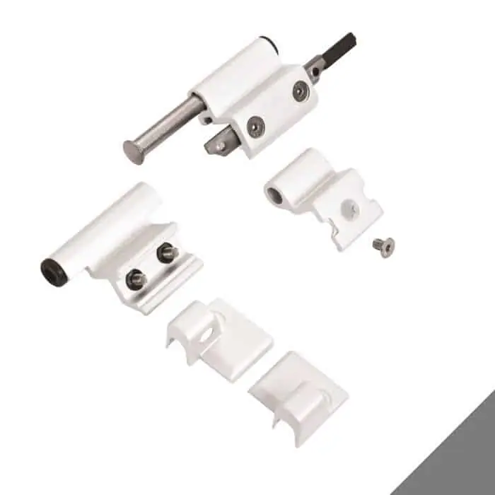 Goedkoop Kit Cerniere Ribanta 5 Savio 3200.709, per anta ribalta, ambidestre, portata 110 Kg, finitura Argento SILV
