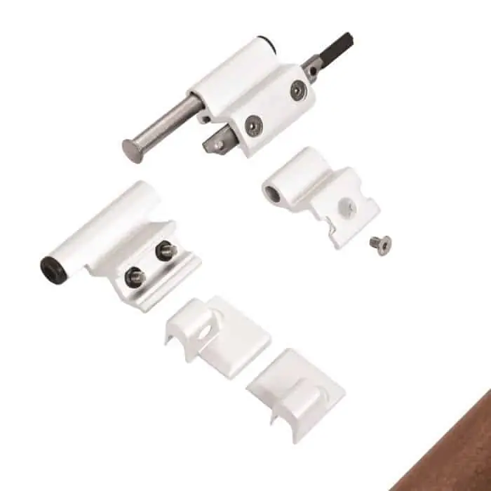 Kit Cerniere Ribanta 5 Savio 3200.709, per anta ribalta, ambidestre, portata 110 Kg, finitura Bronzo Gratis Retour
