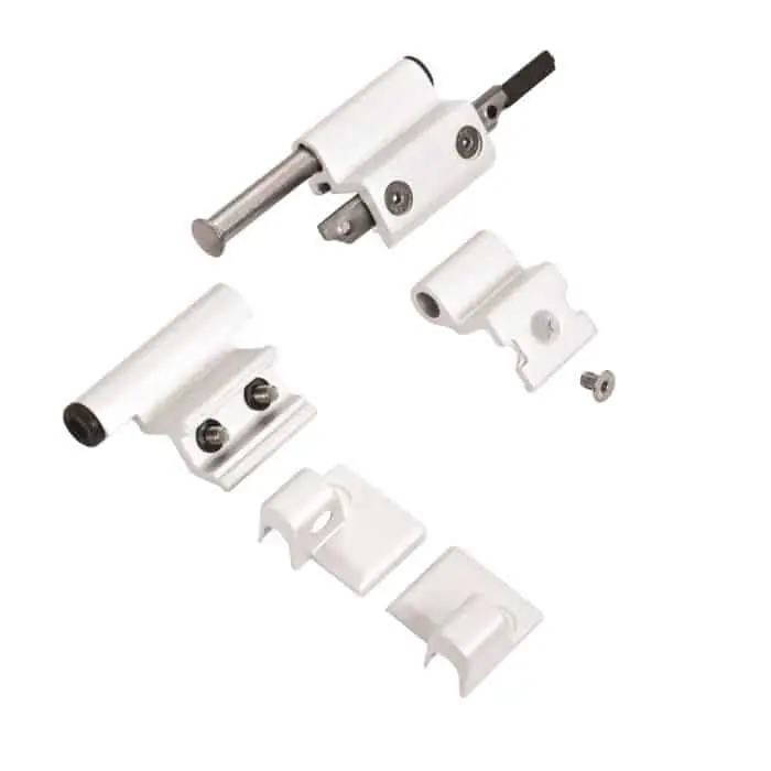 Kit Cerniere Ribanta 5 Savio 3200.709, per anta ribalta, ambidestre, portata 110 Kg, finitura Bianco Lage Prijs