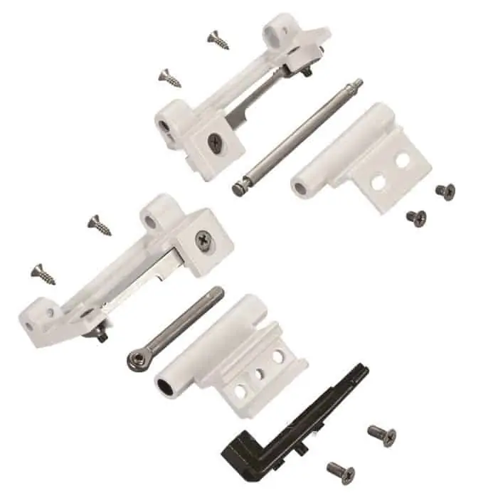 Voordeelprijs Kit Cerniere da agganciare Savio 3150.705, per Ribantatre 150 profilo CU, registrabili, finitura Bianco