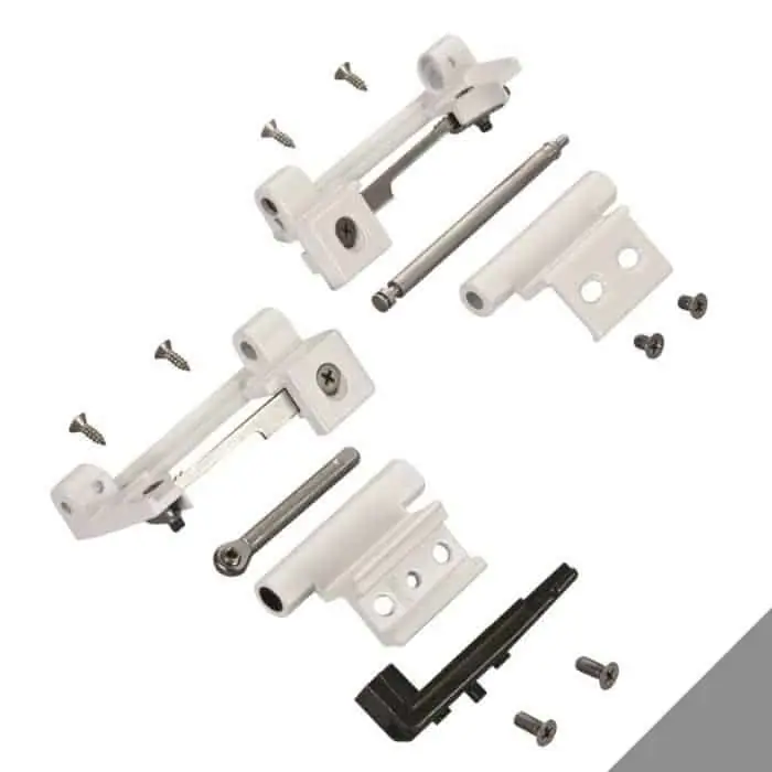 Kit Cerniere da agganciare Savio 3100.701, per Ribantatre 150 profilo CU, portata 100-150 Kg, finitura Argento Verniciato Seizoensaanbieding