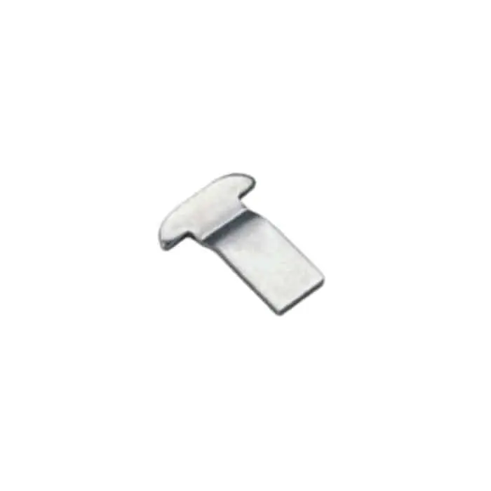 Nasello piegato Savio 2050.711 per chiusura laterale, dimensioni 32x24 mm Gecertificeerd