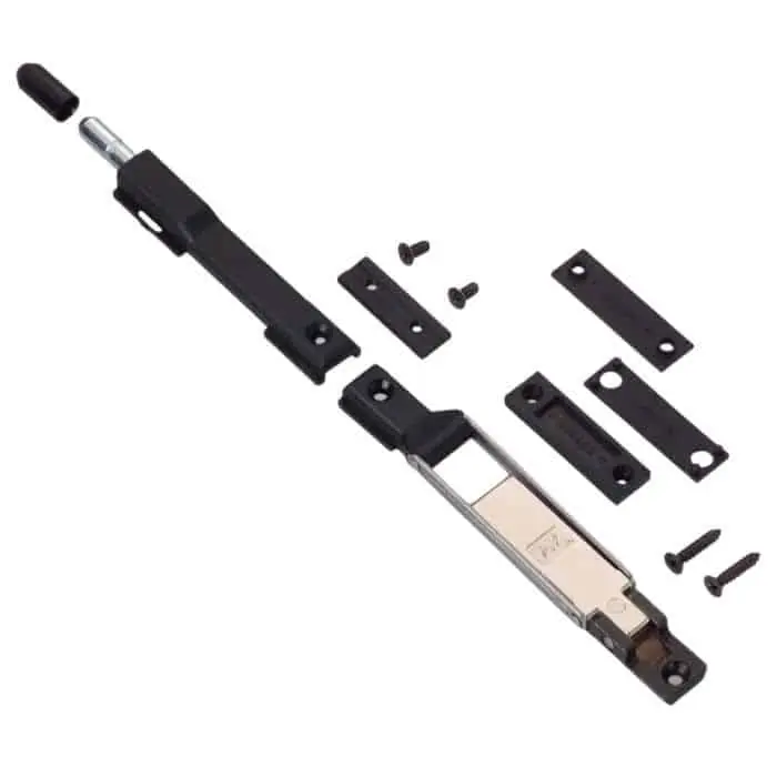 Paletto a leva Reverto Savio 1550.4 per profilo R/50-50 TT, larghezza 22 mm, finitura Nero Merkproduct