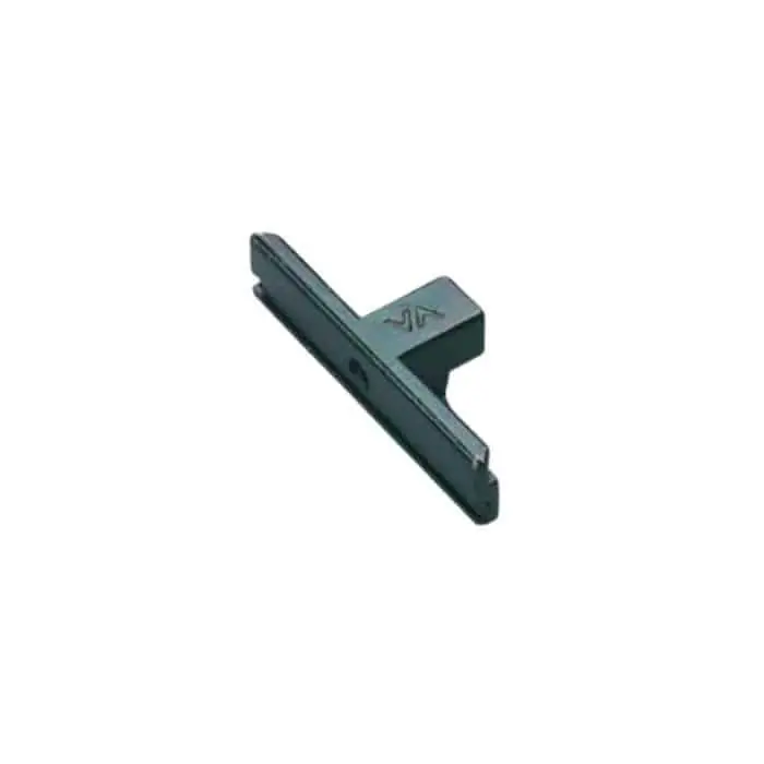 Ferrogliera doppia Savio 1416.5 per profilo CU abbinabile a paletto a leva, dimensioni 54x18,5x13,3 mm, finitura Zincata Nera Weekendaanbieding