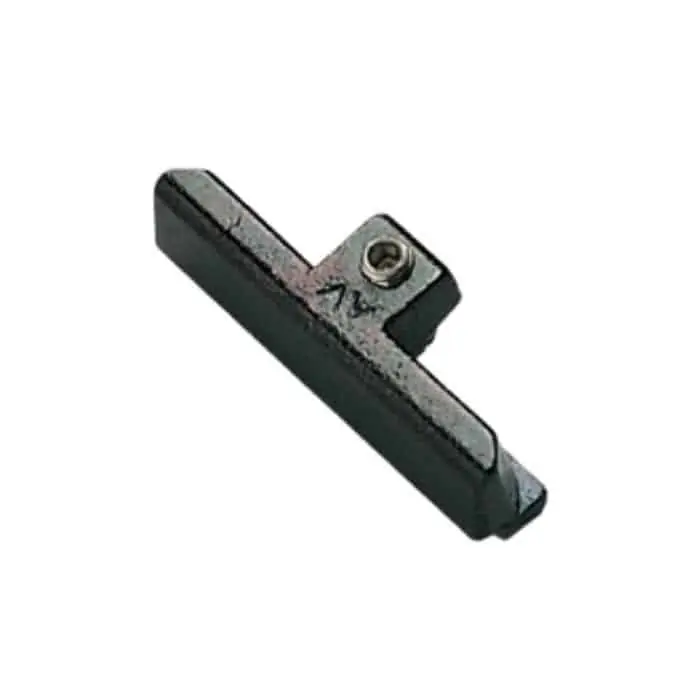 Bestseller Ferrogliera doppia Savio 1416.1, per paletto a leva ALL CO, dimensioni 56x16x7 mm, finitura Zincata Nera