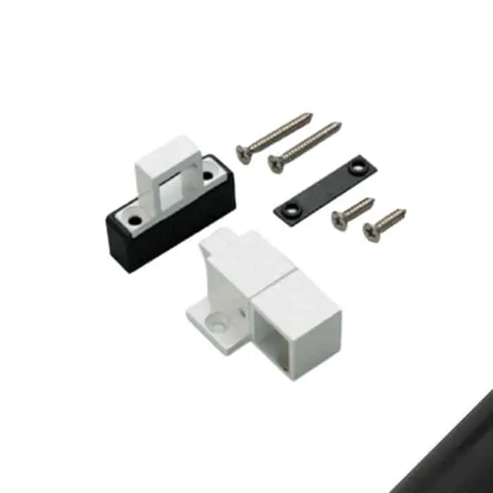 Cricchetto universale Luccio Savio 1360.5 per vasistas, adatto a legno e pvc, finitura Nero Anodizzato Nieuw
