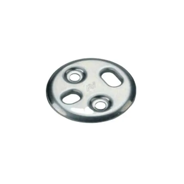 Ferrogliera a pavimento Savio 1408 per paletto a leva, diametro 55 mm, finitura Inox 430 Seizoensaanbieding