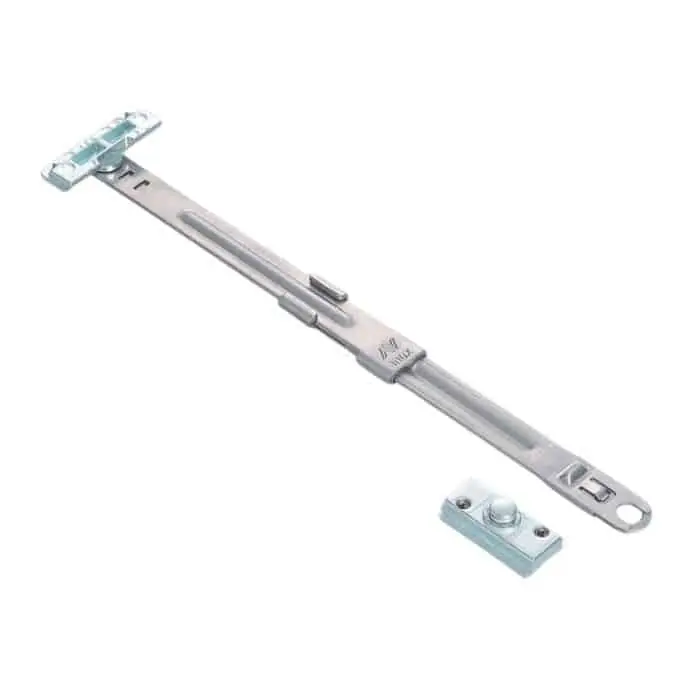 Korting Braccio arresto sganciabile Piovratre Savio 1341 per profilo CU/NC INT, portata 70 Kg, finitura Inox 304