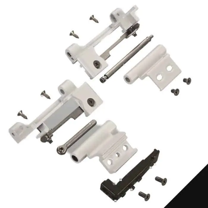 Voordeelprijs Kit Cerniere da agganciare Savio 1246.705, per Ribantatre profilo R40, registrabili, finitura Nero