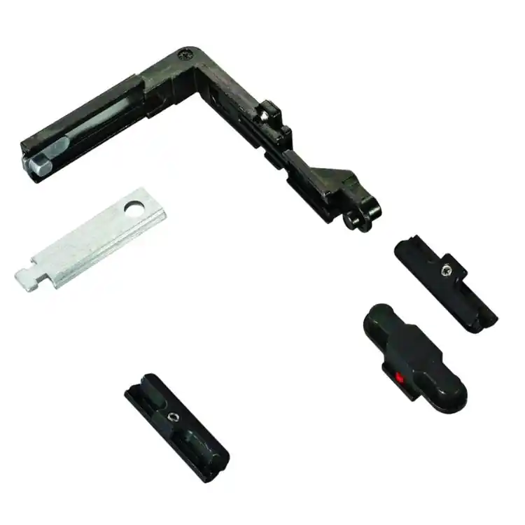Gratis Retour Kit 6 punti di chiusura Savio 1246.801, abbinabile a profilo R40, finitura Zincata Nera