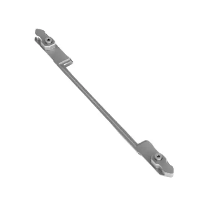 Lage Kosten Connettore Savio 1212.802 per asta, altezza 231,2 mm, finitura Zincata Bianca