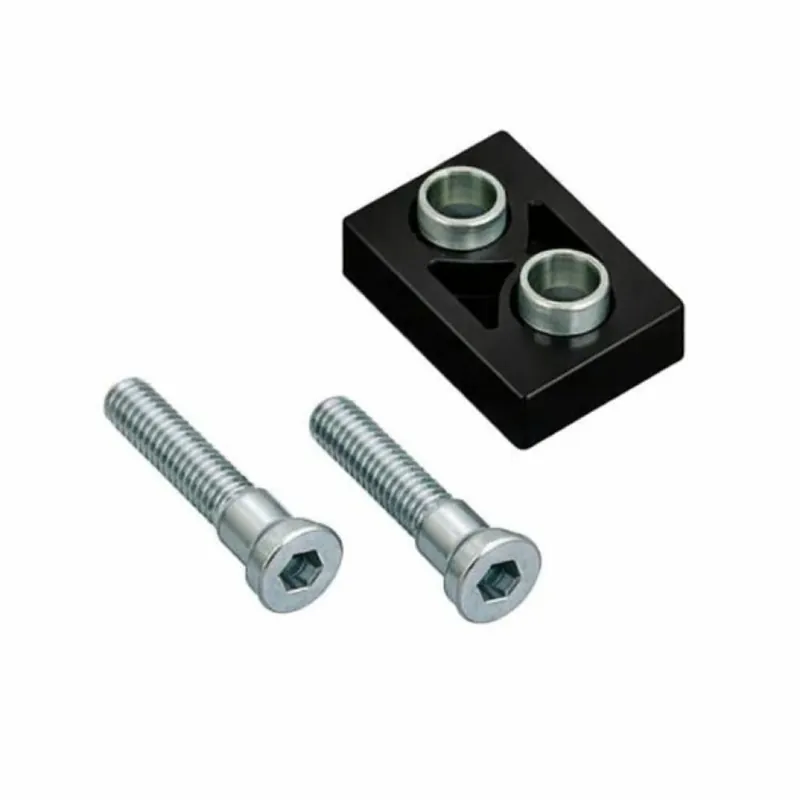 Finale Uitverkoop Gradino Savio 1145.702, per cerniera Mechanica, spessore 7 mm, finitura Nero Anodizzato