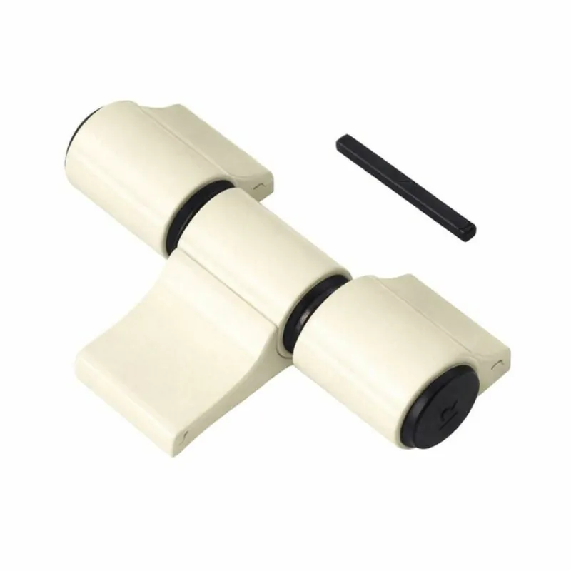 Cerniera registrabile a 3 ali Mechanica Savio 1145.3/93, interasse 93 mm, portata 100-120 Kg, finitura Avorio Bestseller