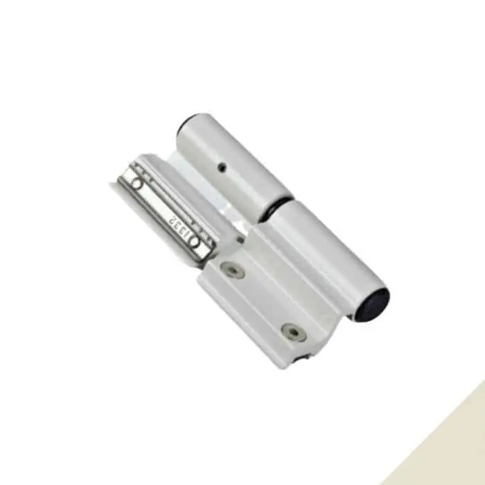 Cerniera registrabile 2 ali Summa Savio 1124.51, per profilo R40 terza anta, centro di rotazione 15 mm, portata 100-120 Kg, finitura Avorio Beste Prijs