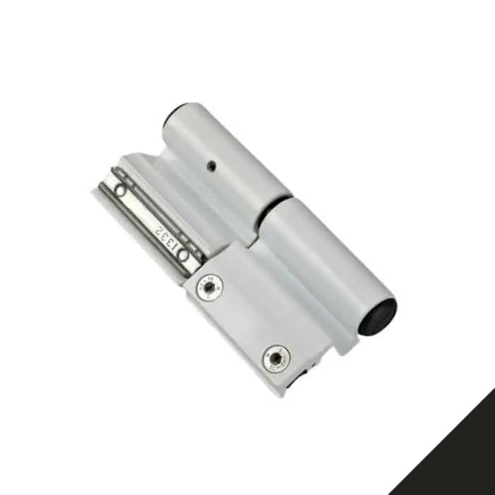 Laatste Kans Cerniera registrabile 2 ali Summa Savio 1124.35 per profilo R50, centro di rotazione 22,5 mm, portata 100-120 Kg, finitura Nero Gloss