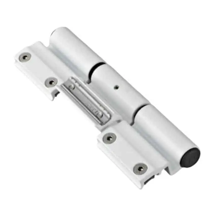 Weekendaanbieding Cerniera registrabile 3 ali Summa Savio 1124.333 per profilo Cave R, centro di rotazione 22,5 mm, portata 100-120 Kg, finitura Bianco