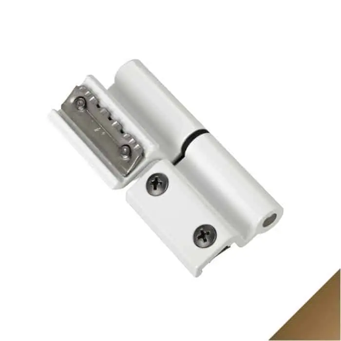 Cerniera a 2 ali Morsa+ Savio 1123 per profilo CU terza anta, portata 80-90 Kg, finitura Bronzo Anodizzato Fabrieksprijs