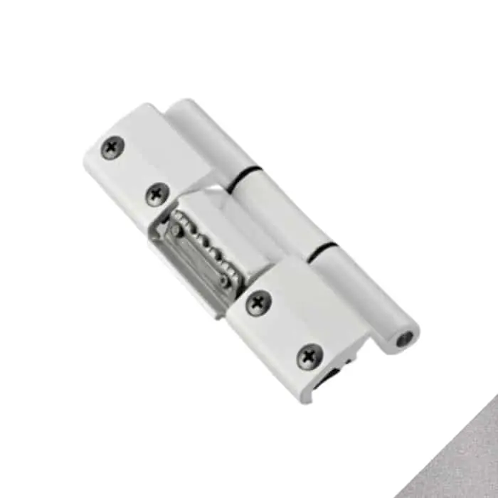 Superprijs Cerniera a 3 ali premontata Morsa+ Savio 1122.81 per profilo R40, portata 90-100 Kg, finitura Argento Anodizzato
