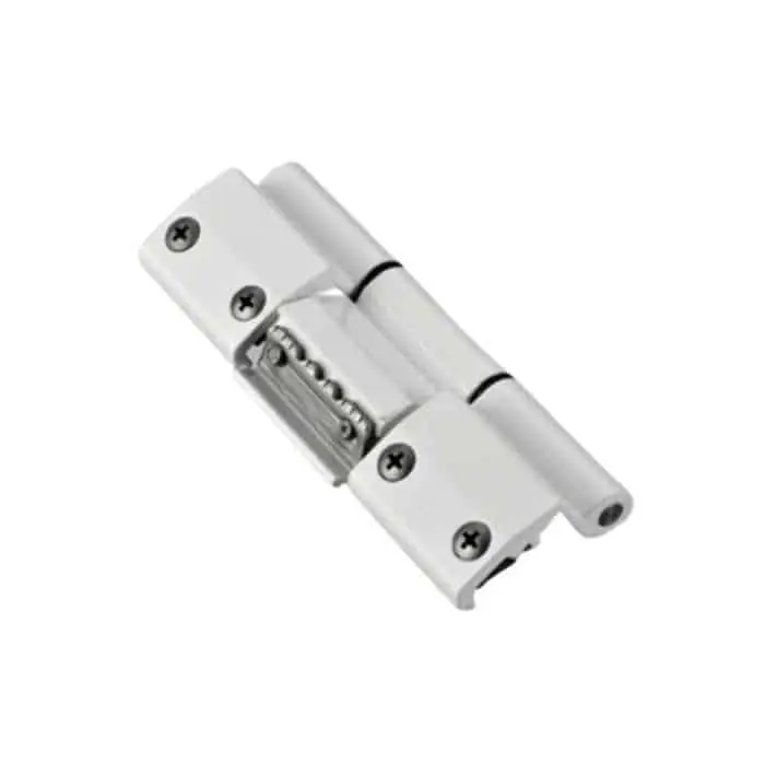 Voordeelprijs Cerniera a 3 ali premontata Morsa+ Savio 1122.81 per profilo R40, portata 90-100 Kg, finitura Bianco 9010