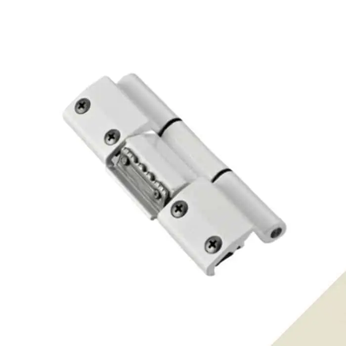Beste Prijs Cerniera a 3 ali premontata Morsa+ Savio 1122.81 per profilo R40, portata 90-100 Kg, finitura Avorio 1013