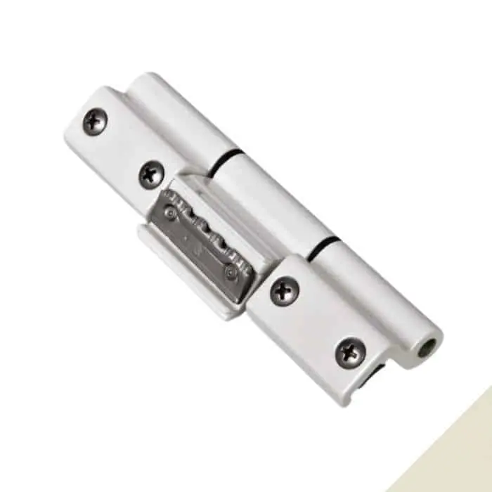 Cerniera 3 ali premontata Morsa+ Savio 1122.7, per profilo NC40 N, portata 90-100 Kg, finitura Avorio Koop Online