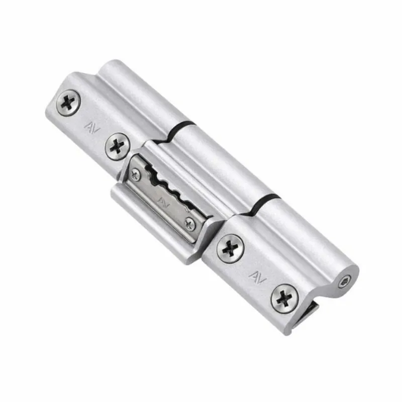 Cerniera a 3 ali premontata Morsa+ Savio 1122.13, per profilo DOMAL40, portata 90-100 Kg, finitura Bianco Uitverkoop