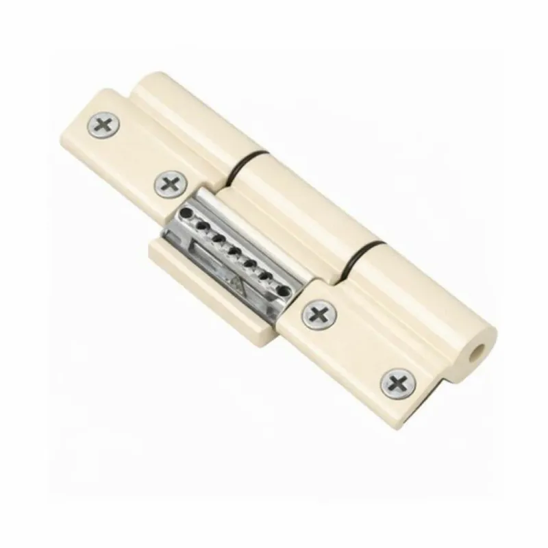 Cerniera a 3 ali premontata Morsa+ Savio 1122.1 per profilo CU, portata 90-100 Kg, finitura Avorio Premium