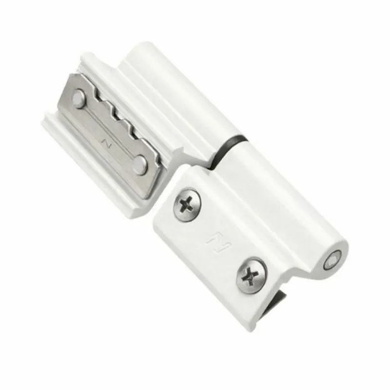 Cerniera a 2 ali Morsa+ Savio 1121.4, per profilo ALPHETTA, portata 80-90 kg, finitura Bianco Tijdelijk Beschikbaar