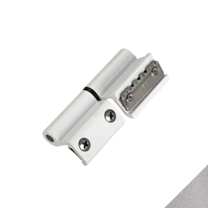 Veilige Betaling Cerniera a 2 ali Morsa+ Savio 1121.1D per profilo CU, preassemblata Destra, portata 80-90 kg, finitura Argento Anodizzato