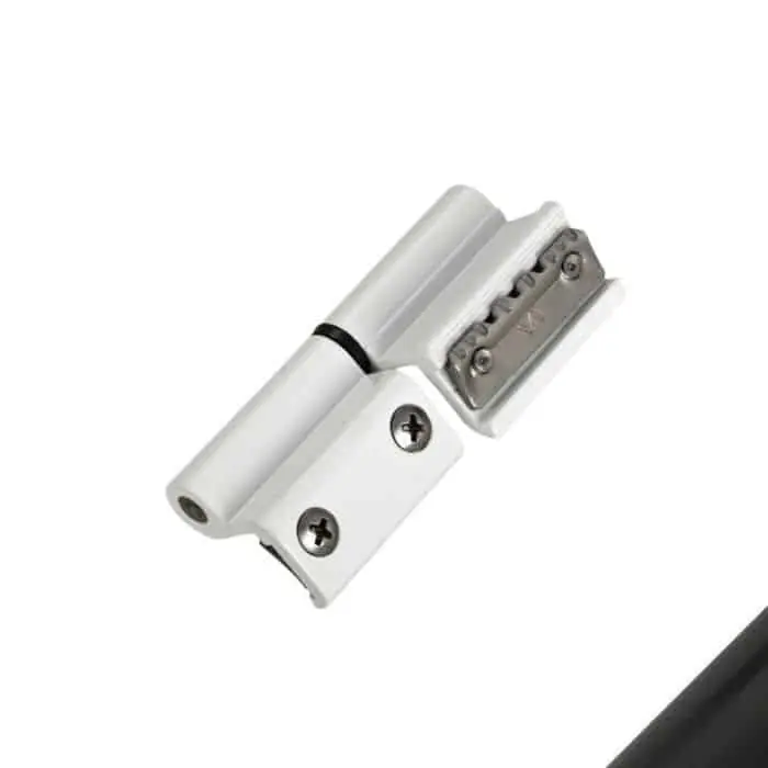 Must-Have Cerniera a 2 ali Morsa+ Savio 1121.1D per profilo CU, preassemblata Destra, portata 80-90 Kg, finitura Nero Gloss