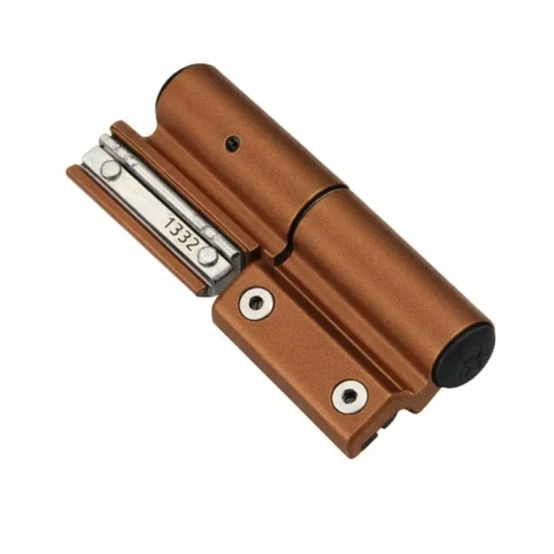 Cerniera a 2 ali Morsa+ Savio 1121.13 per profilo DOMAL40, portata 80-90 Kg, finitura Bronzo Anodizzato Betrouwbaar
