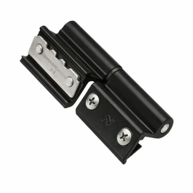 Cerniera a 2 ali Morsa+ Savio 1121.13 per profilo DOMAL40, portata 80-90 Kg, finitura Nero Gloss Dagaanbieding