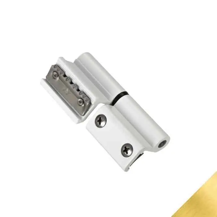 Cerniera a 2 ali Morsa+ Savio 1121.11, per profilo R40/50, portata 80-90 Kg, finitura Oro Anodizzato Exclusieve Aanbieding