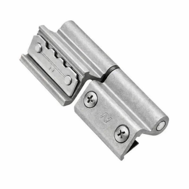 Koop Vandaag Cerniera a 2 ali Morsa+ Savio 1121.1 per profilo CU, portata 80-90 Kg, finitura Grezzo