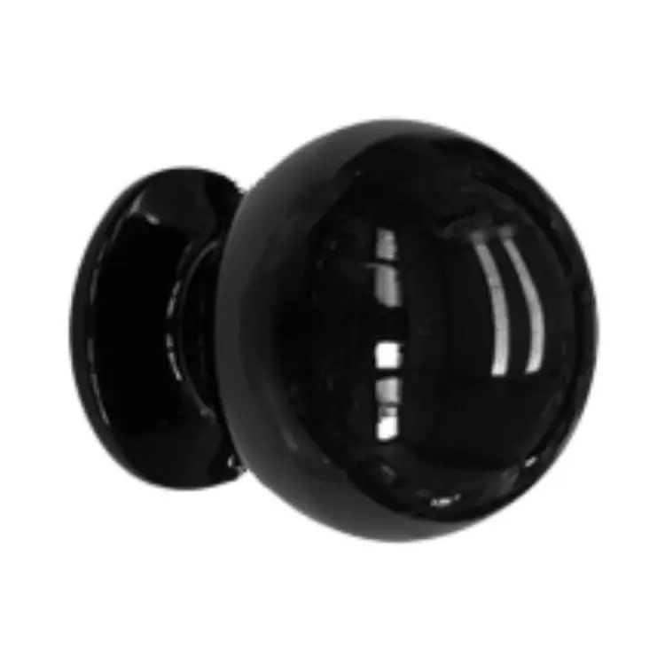 Koop Vandaag Pomolo fisso 669 Saguatti per porta, diametro 70 mm, in Nylon, finitura Verniciato Nero