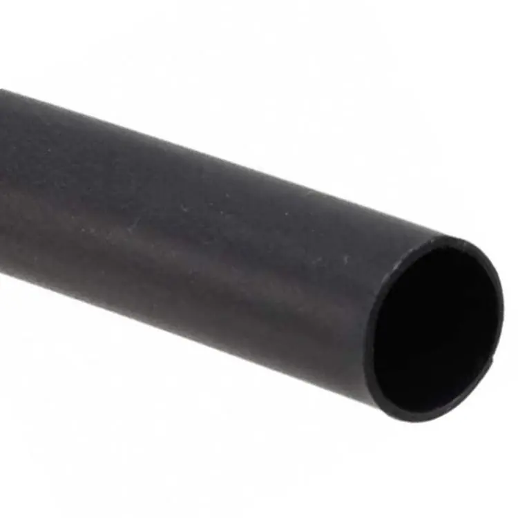 Beste Prijs Tubo tondo 350 Saguatti per corrimano, lunghezza 2000 mm, in Alluminio, finitura Verniciato Nero