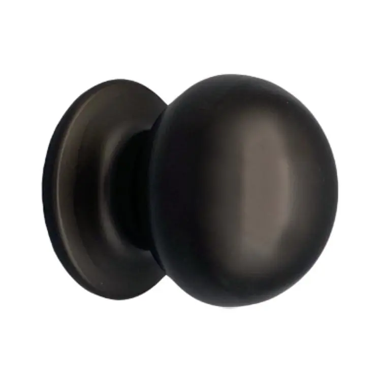 Pomolo fisso 169 Saguatti per porta, diametro 70 mm, in Alluminio, finitura Elettrocolore Testa di Moro Betaalbaar