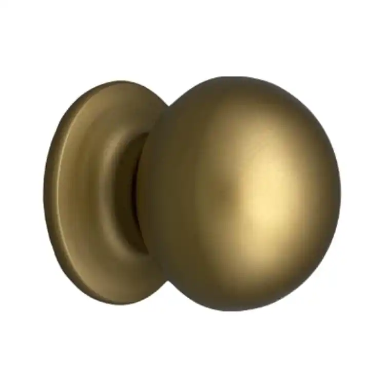 Snelle Levering Pomolo fisso 169 Saguatti per porta, diametro 70 mm, in Alluminio, finitura Bronzo Satinato