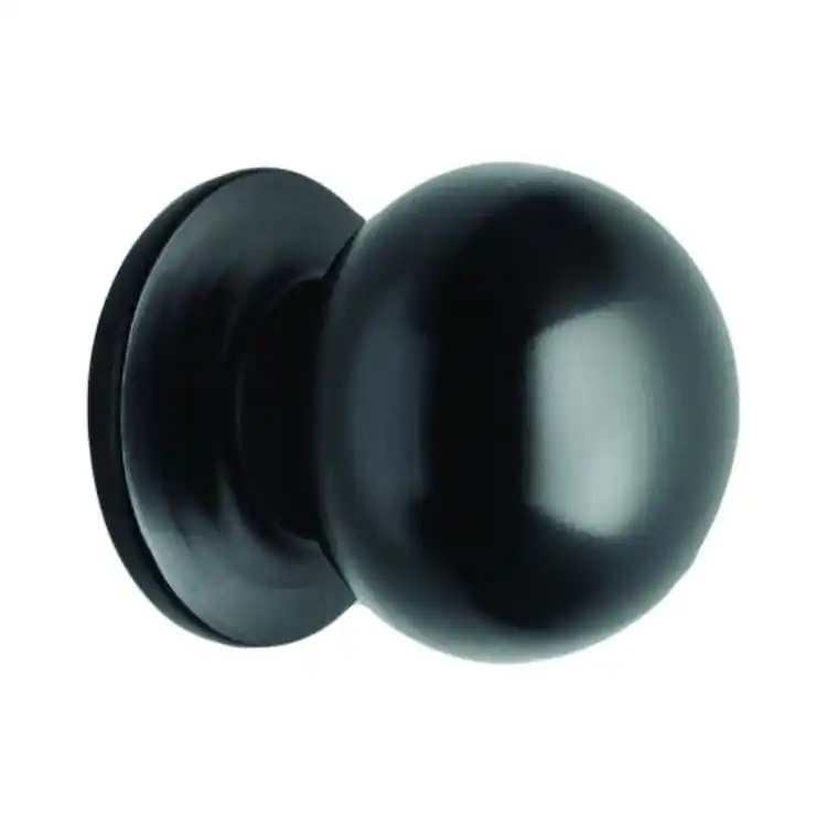 Pomolo fisso 169 Saguatti per porta, diametro 50 mm, in Alluminio, finitura Elettrocolore Nero Gereduceerde Prijs
