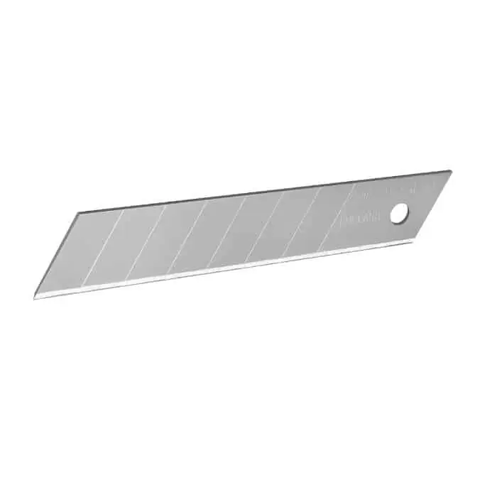 Fabrieksprijs Lama Stanley per cutter, confezione 100 pezzi, spessore 0,55 mm , lunghezza 110 mm, altezza 18 mm