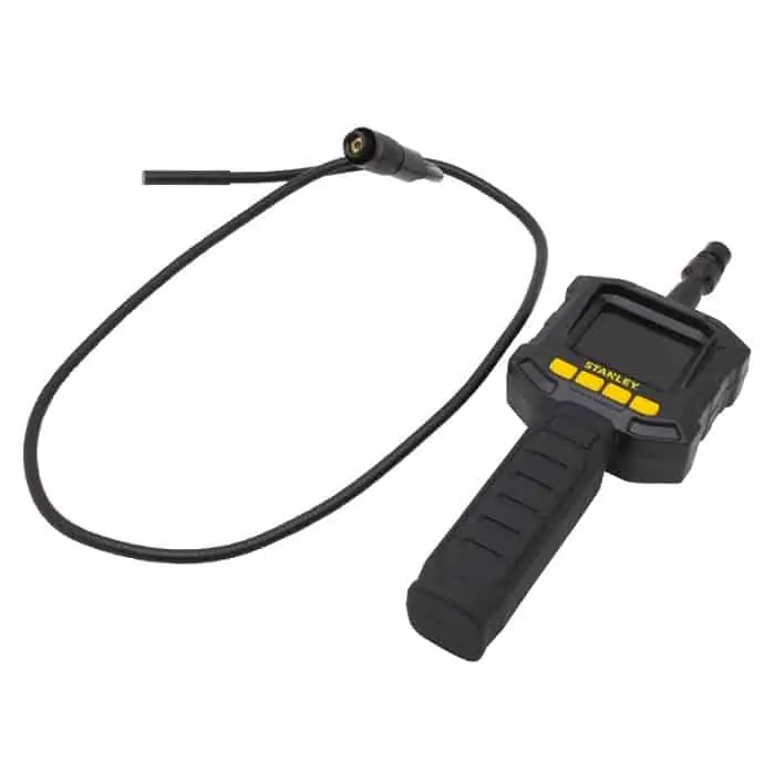 Flitsaanbieding Videocamera di ispezione Stanley, con schermo LCD a colori e tubo flessibile da 1 mt