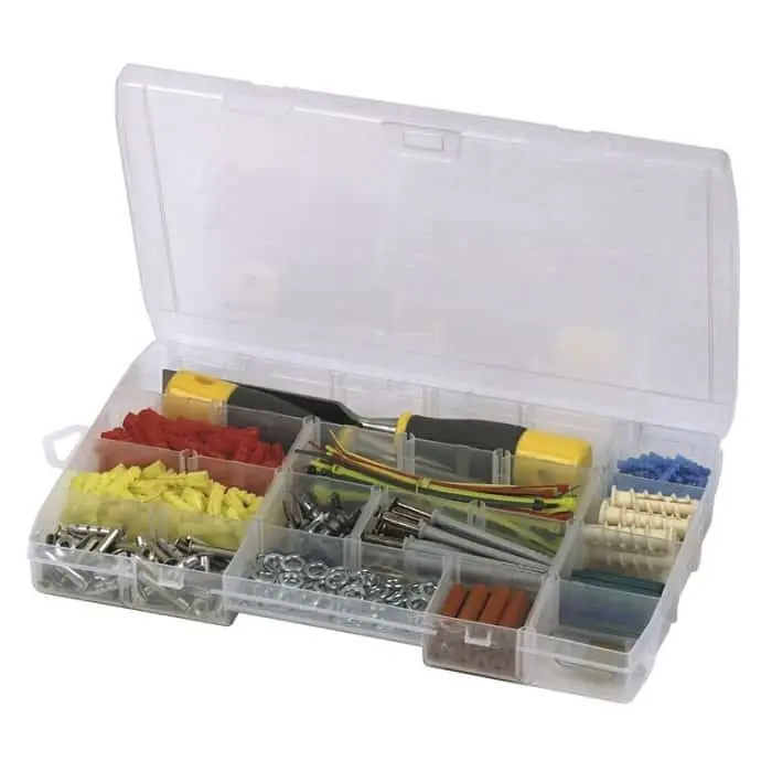 Koopje Organizer portaminuteria Opp Stanley con 23 scomparti, dimensioni 35,7x4,8x22,9 cm