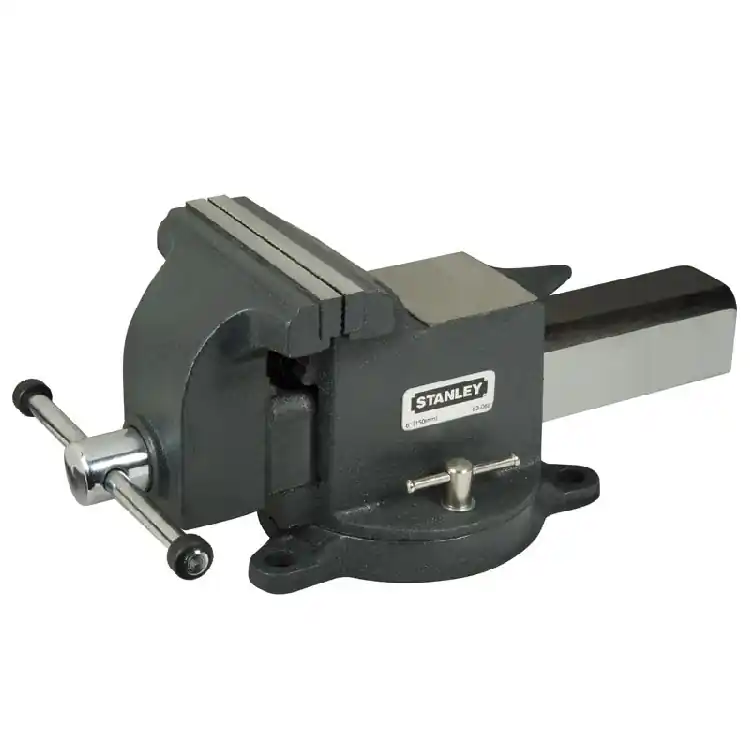 Morsa MaxSteel Stanley da banco, uso intenso, girevole, serraggio 125 mm Must-Have