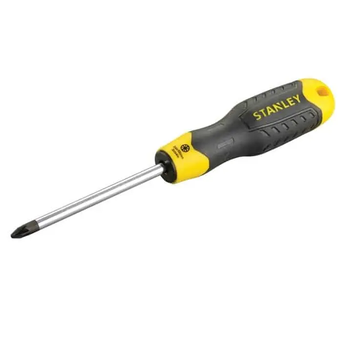 Favoriet Giravite Cushion Grip Stanley, punta a croce Pozidriv 1, lunghezza lama 75 mm