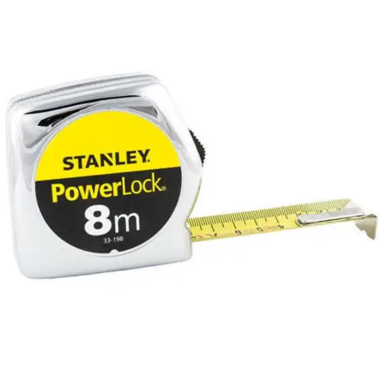 Korting Flessometro Powerlock Stanley, clip di aggancio, lunghezza 8 mt