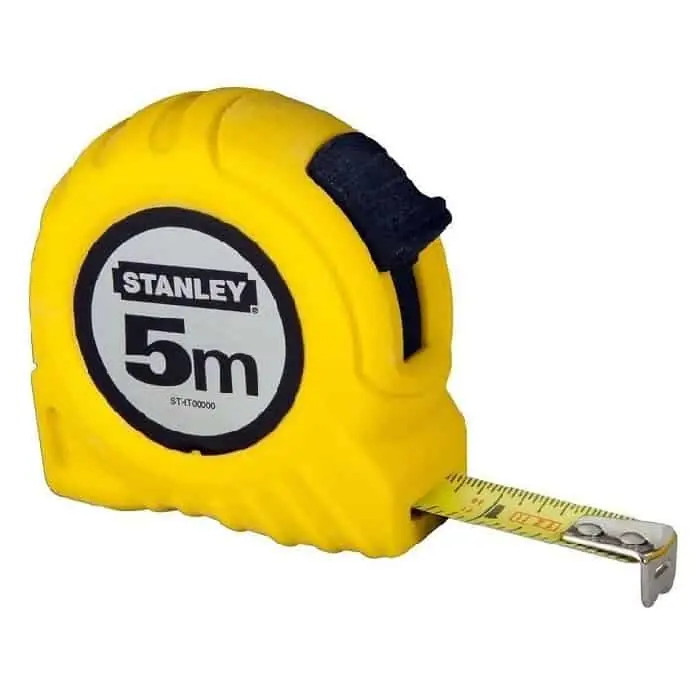 Flitsaanbieding Flessometro Stanley con cassa in plastica, lunghezza 5 mt, larghezza 19 mm