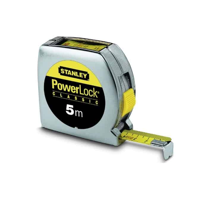 Flessometro Stanley Powerlock, lunghezza 5 m, larghezza 19 mm, lettura diretta Shop Nu