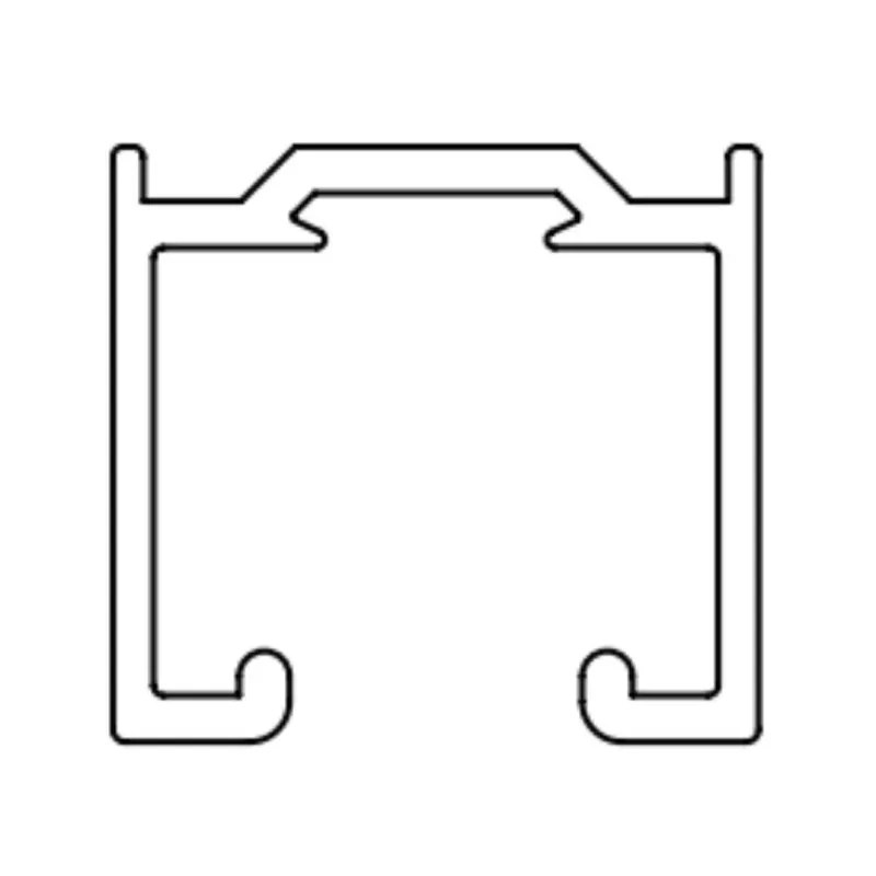 Gereduceerde Prijs Binario superiore EXTRA 27370203 per porta scorrevole, portata 80 Kg, lunghezza 3000 mm, Alluminio finitura Argento Anodizzato