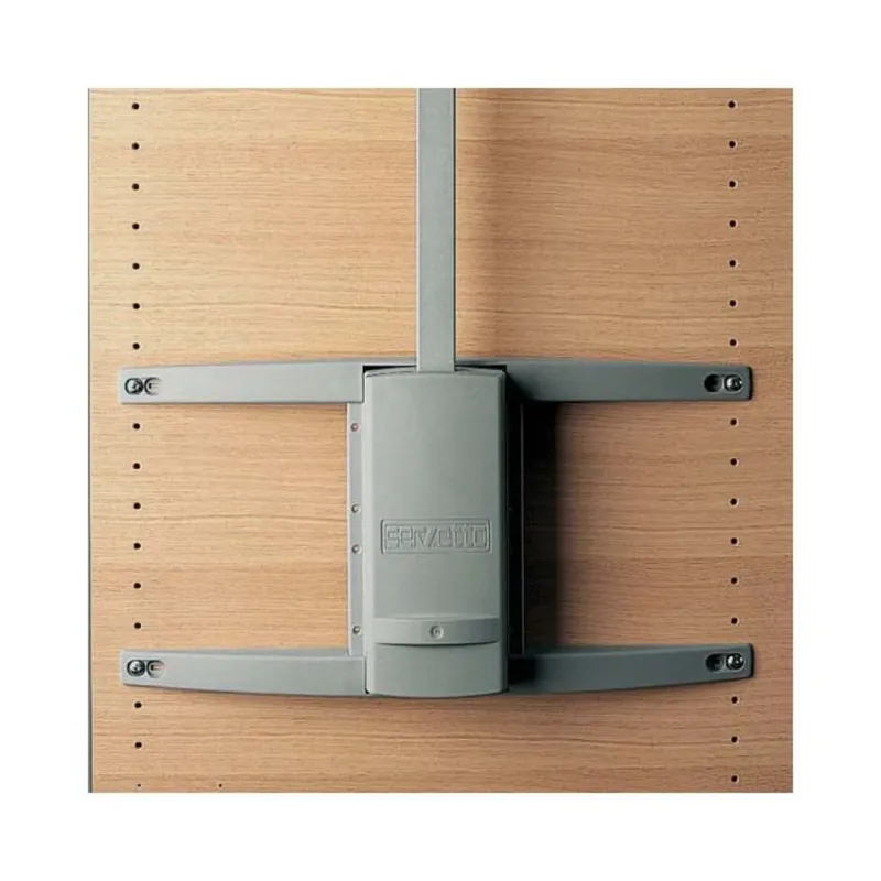 Kit 4 staffe supporto Servetto 2004 per il tamburato, interasse 450-480 mm, Plastica finitura Grigio Betaalbaar